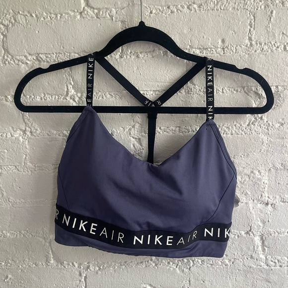 Nike Other - Nike air Indy Women’s dri-fit padded sports bra in blue sz L